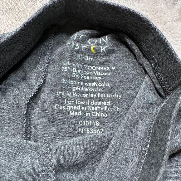 Moon and Beck Baby 0-3 Months Gray Stripe Signature Leggings New - Picture 3 of 7